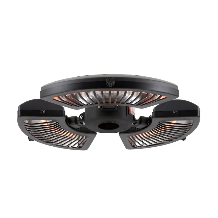 Terassvärmare Hortus Parasoll 800/1600/2400 W Svart