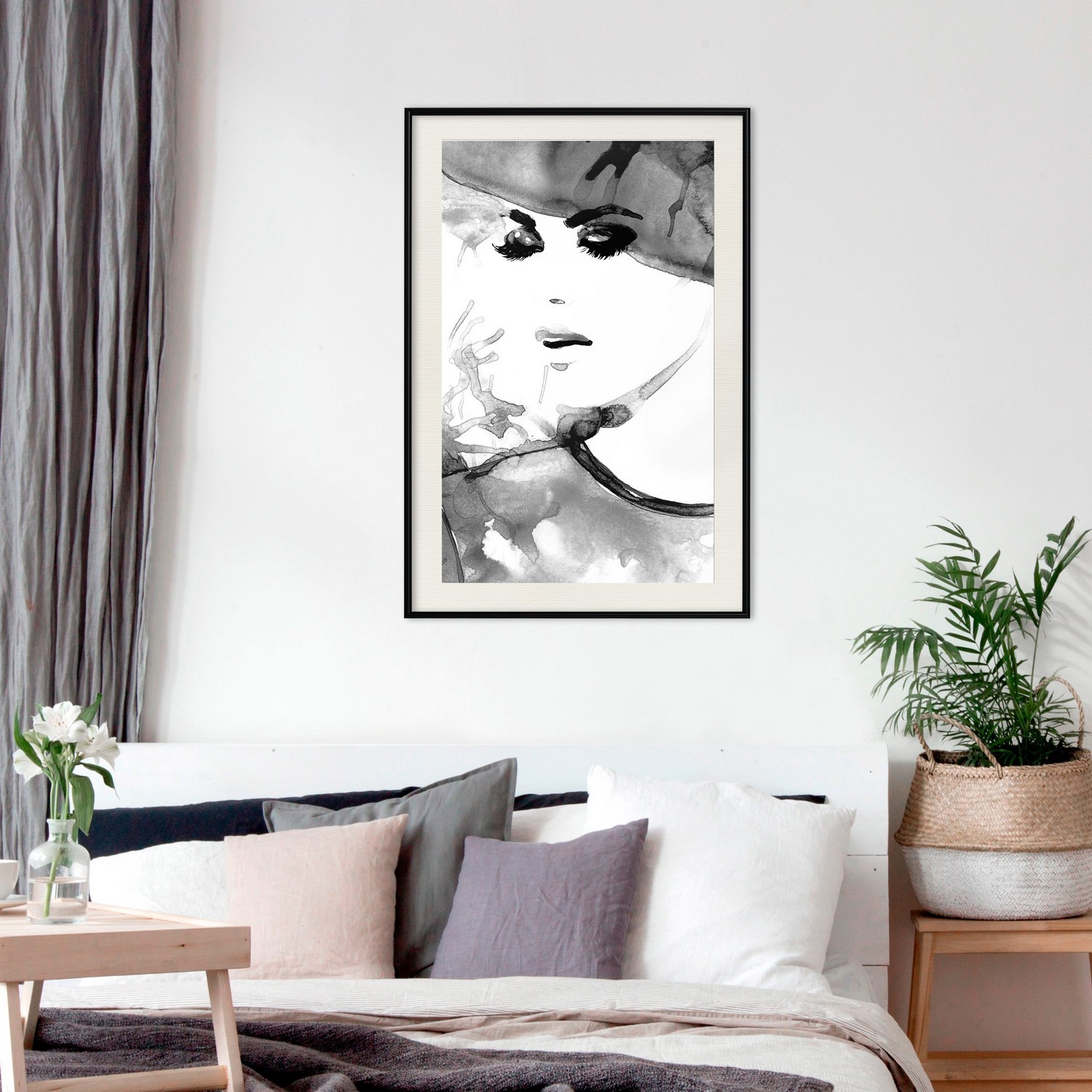Affisch - Elegance in Love [Poster] 30x45 Svart ram med passepartout, 30x45 cm