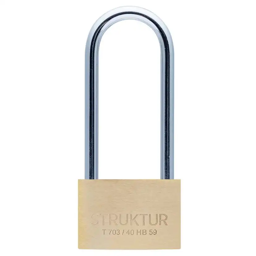 Hänglås Millers Mässing T 703/40Hb63