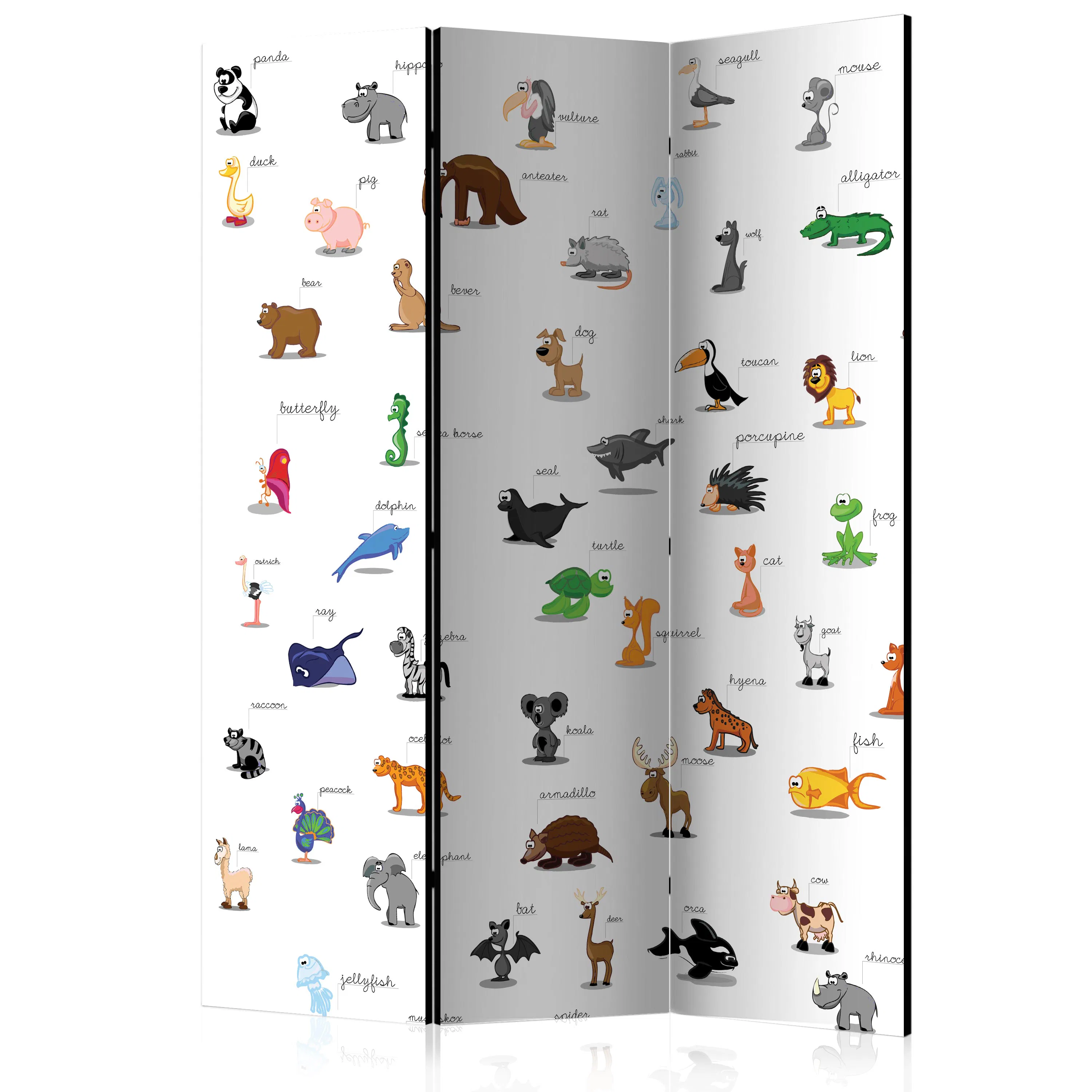 Rumsavdelare Arkiio Animals For Children 135x172 cm