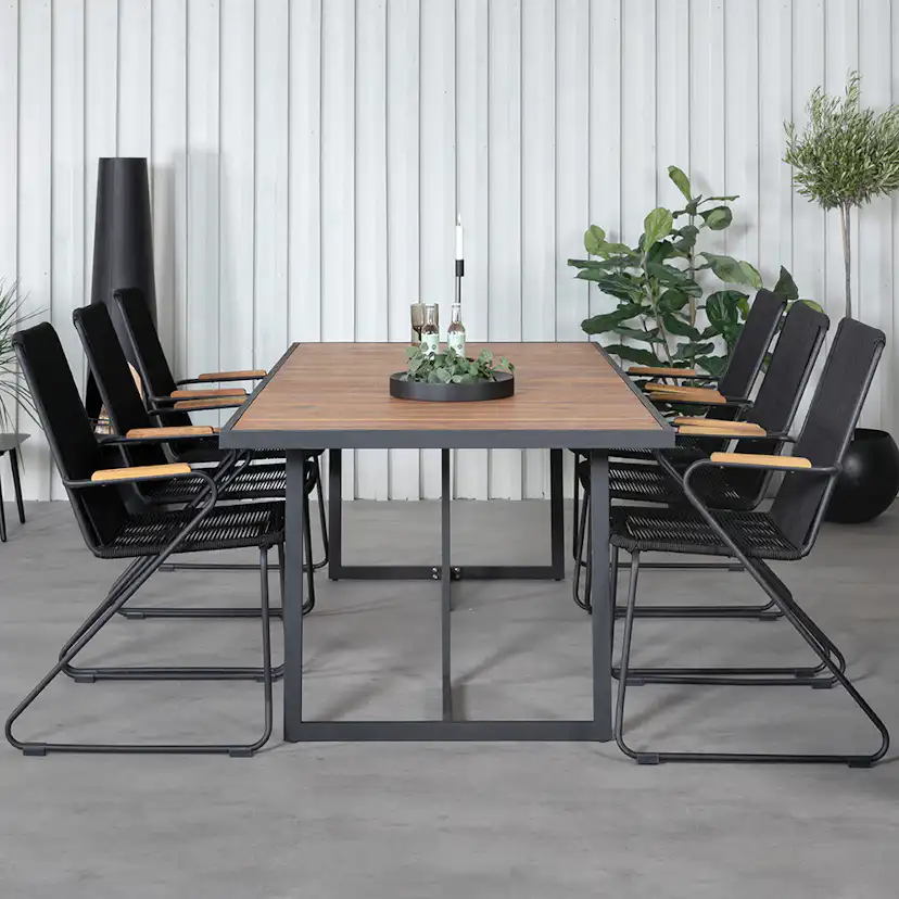 Matgrupp Venture Home King med 6 Billy Karmstolar
