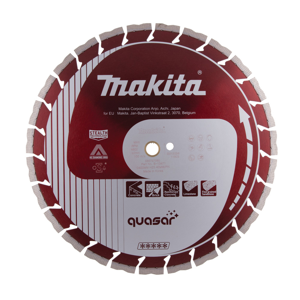 Diamantkapskiva Makita 400x25,4 mm