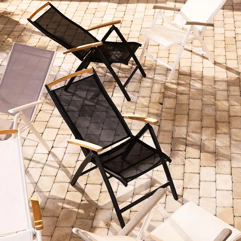 Positionsstol deNoord Las Vegas Svart