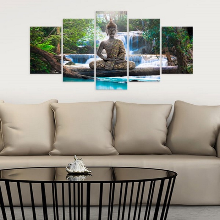 Tavla Arkiio Buddha And Waterfall