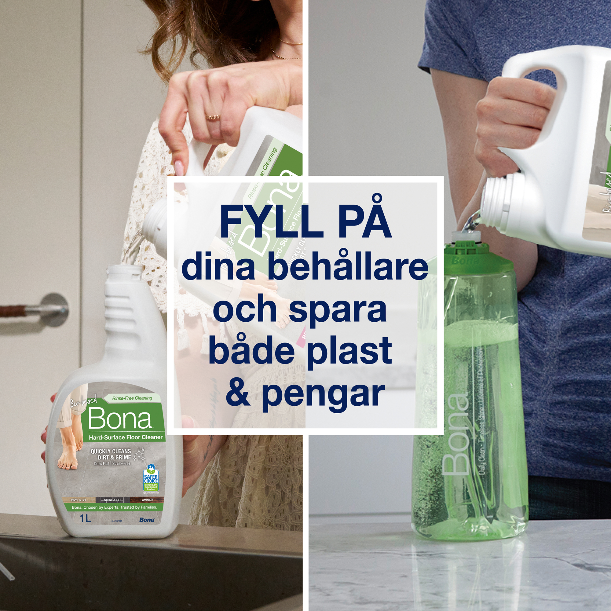 Cleaner Bona för Klinker och Laminat 4 liter