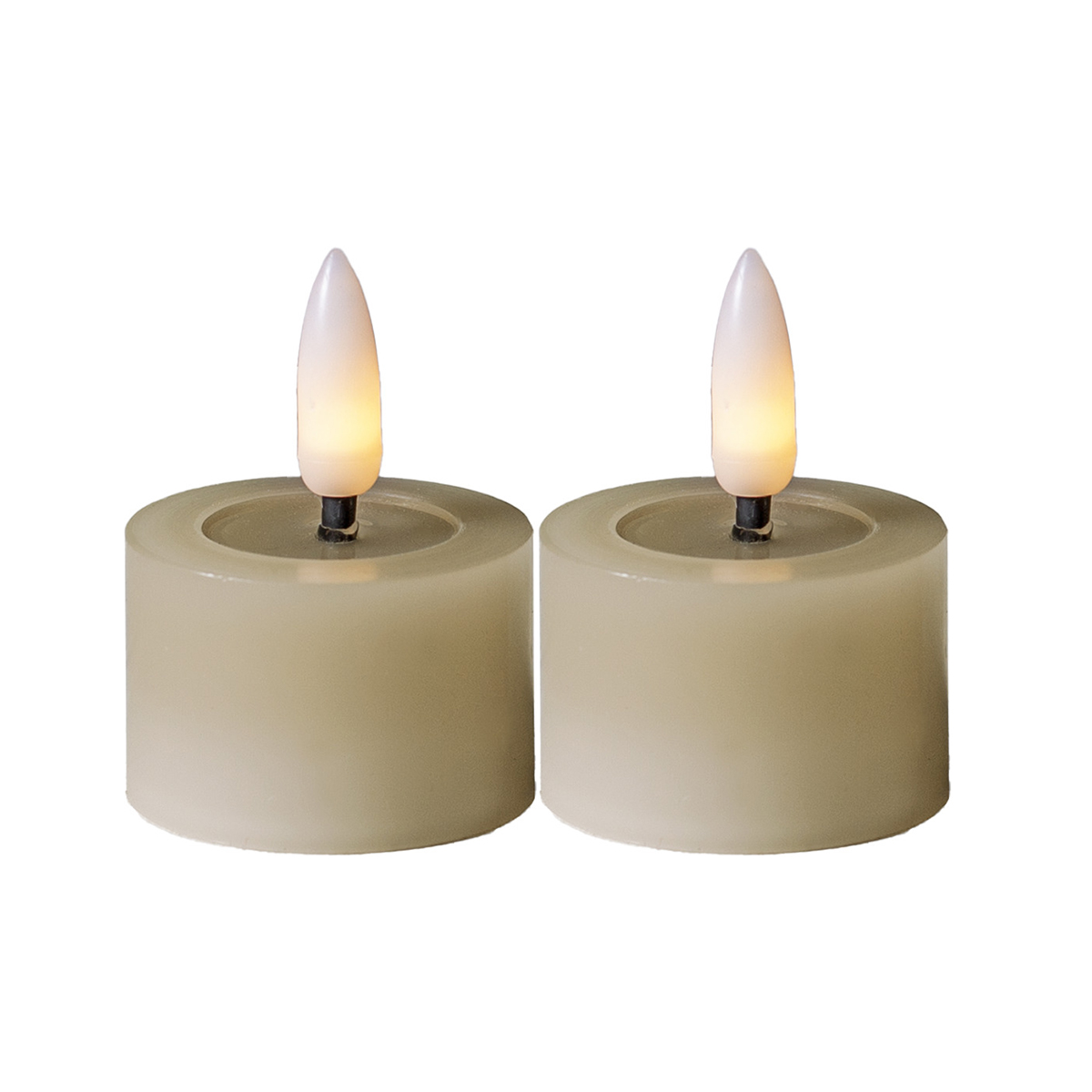 LED-Värmeljus Star Trading Flamme Flow 4x5 cm 2-pack