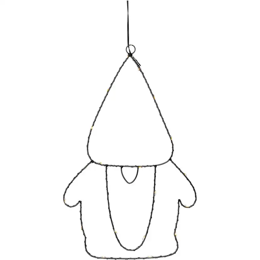 Inomhusdekoration Star Trading Santa Tomte med LED