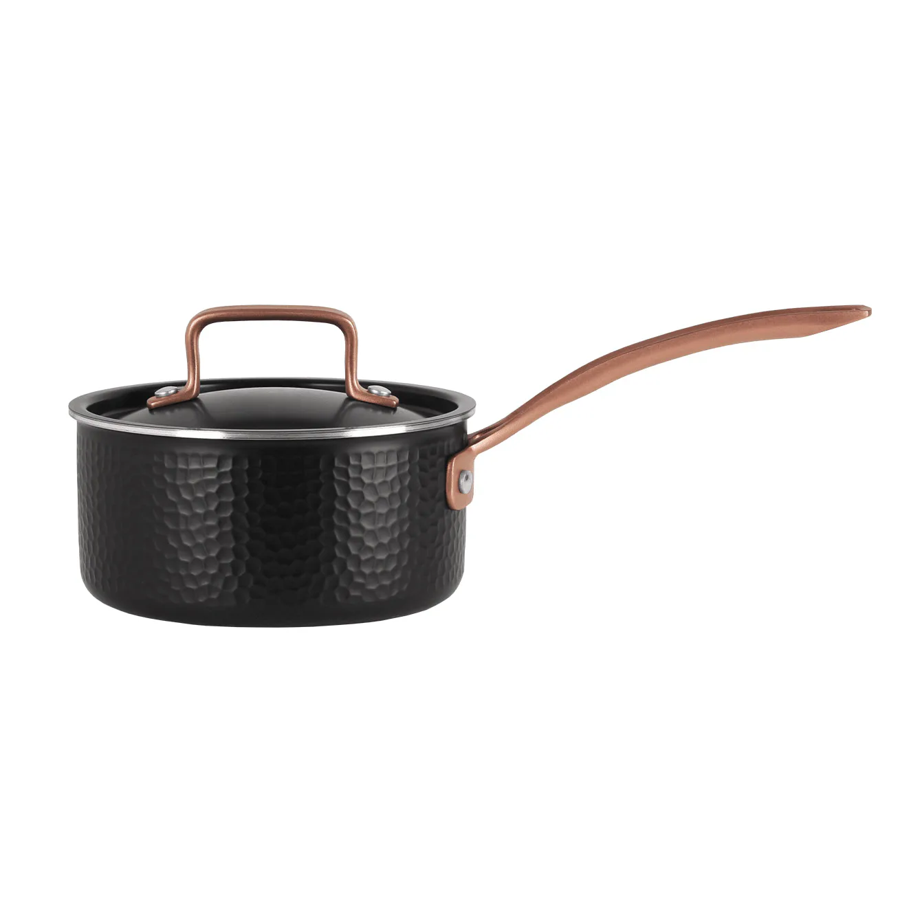 Kastrull Pepper med Lock 16 cm Svart