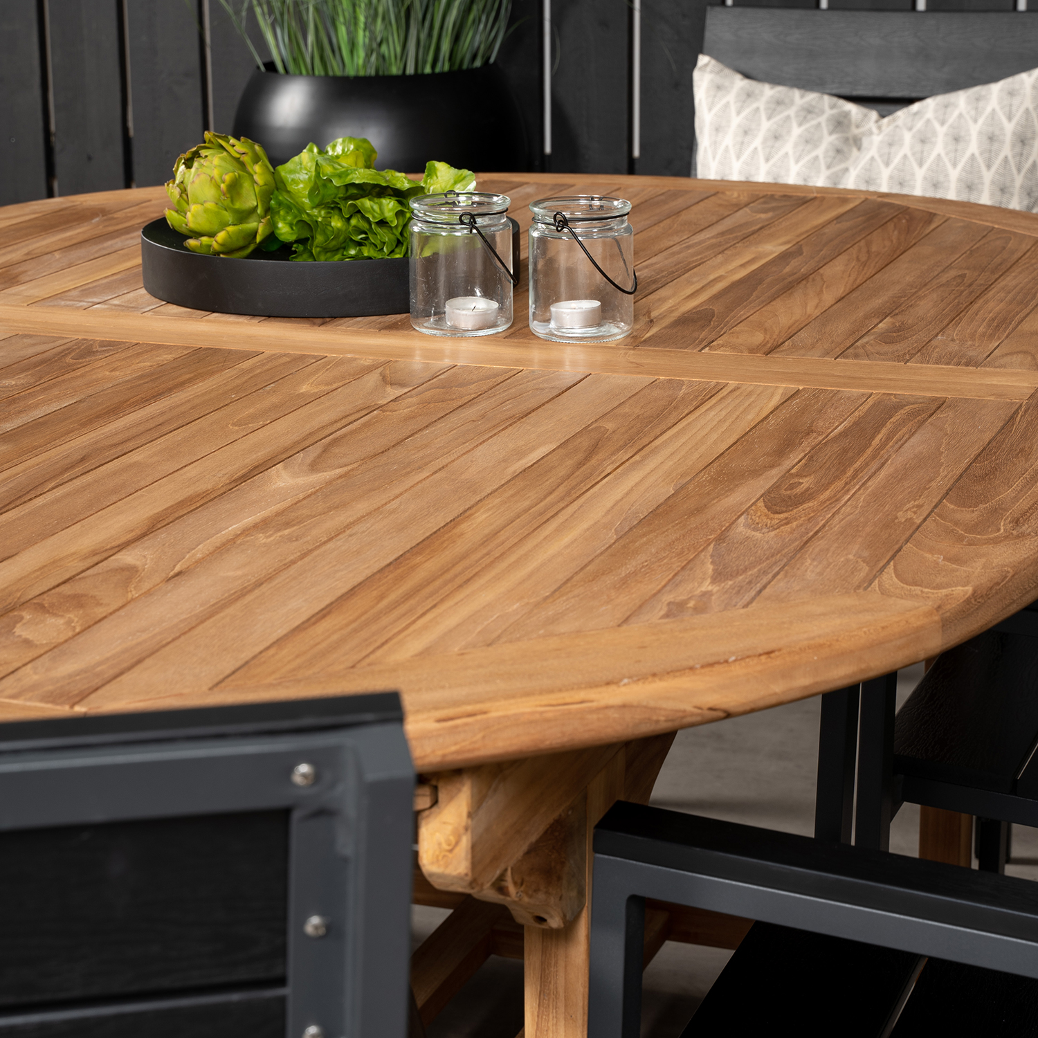 Matgrupp Venture Home Kenya 180-240x120 Teak med 6 Levels Karmstolar