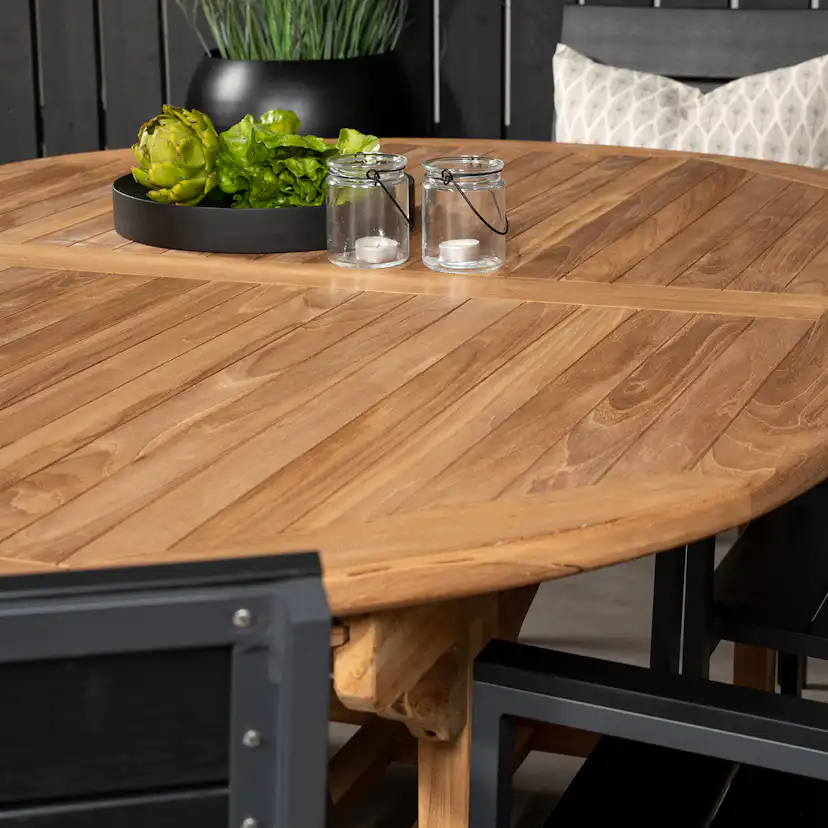 Matgrupp Venture Home Kenya 180-240x120 Teak med 6 Levels Karmstolar