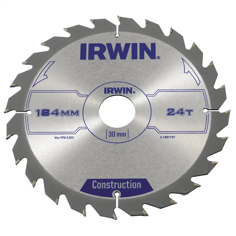Sågklinga Irwin 184x30/20/16mm 24t 2,5mm