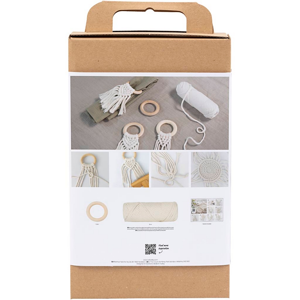 DIY-kit Creativ Company Makramé Bordsdekorationer