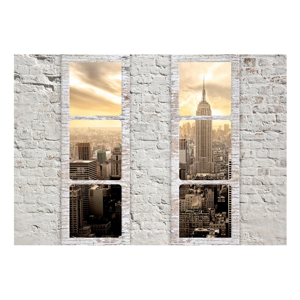Självhäftande fototapet - New York: view from the window 441 Storlek: 441x315 cm