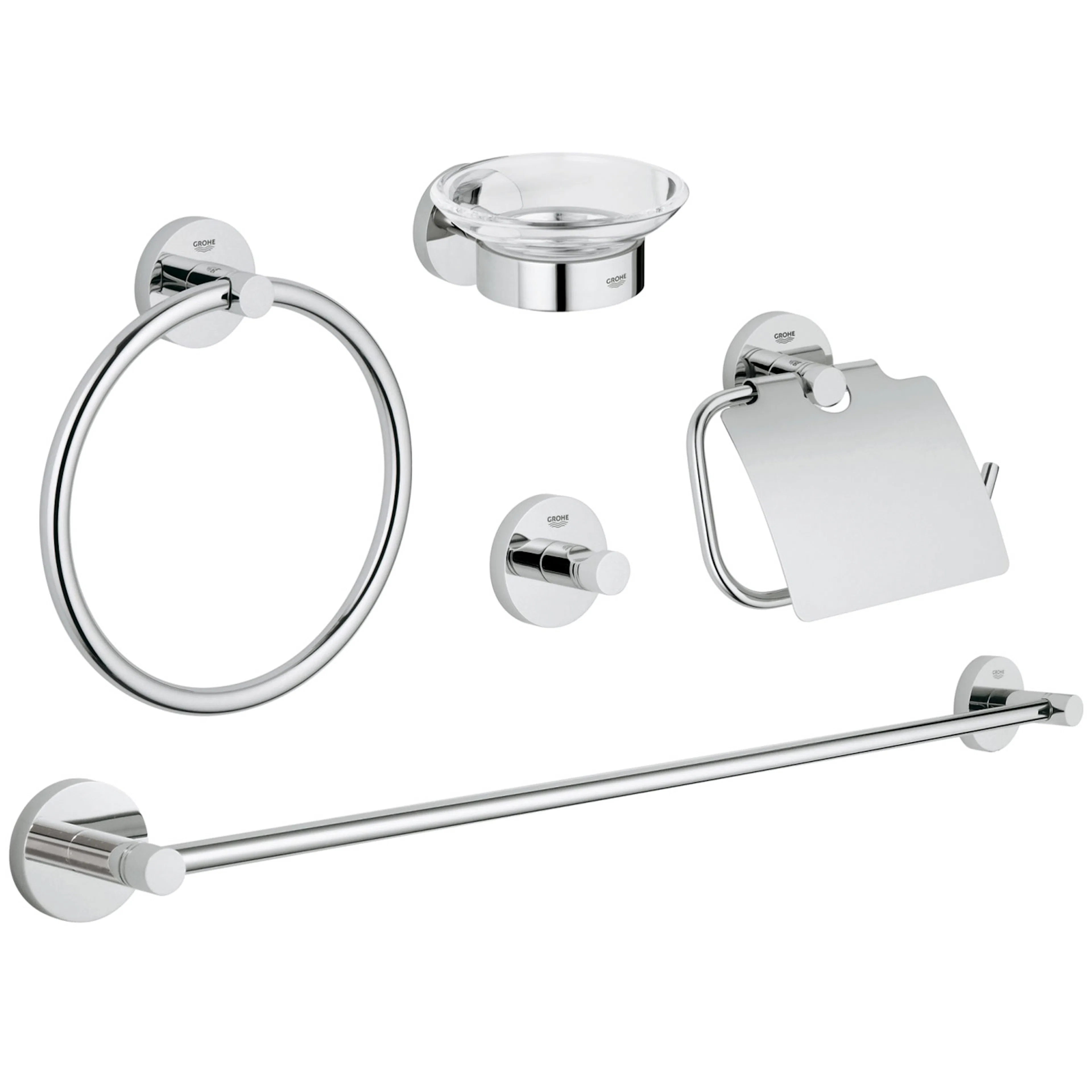Badrumsset Grohe Essentials 40344 5-in-1