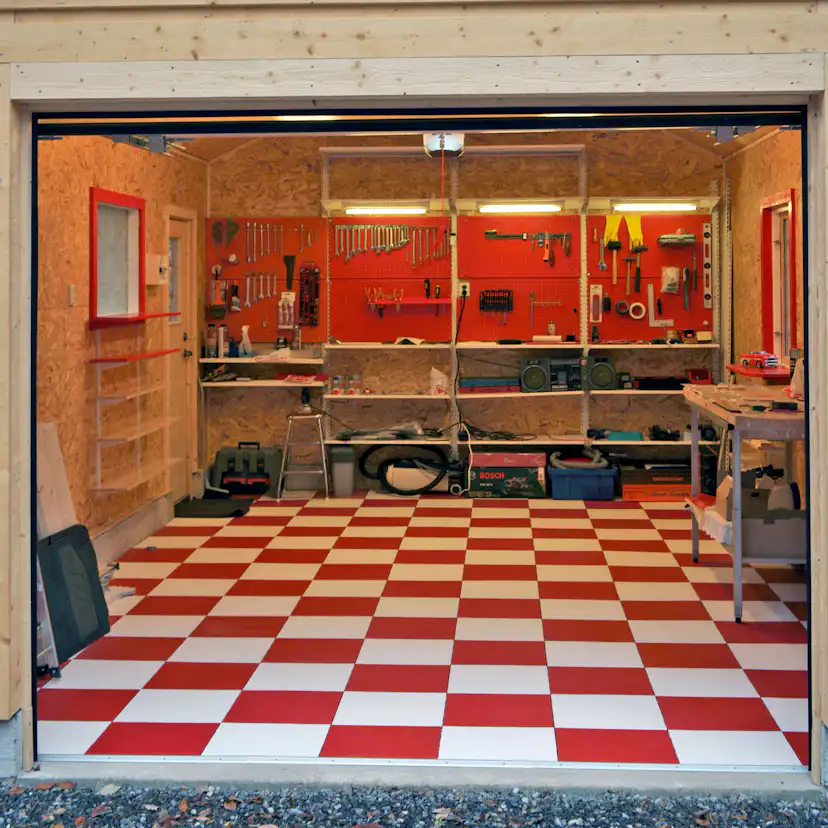 Golvplatta Bergo Elite True White Golvtrall i Plast