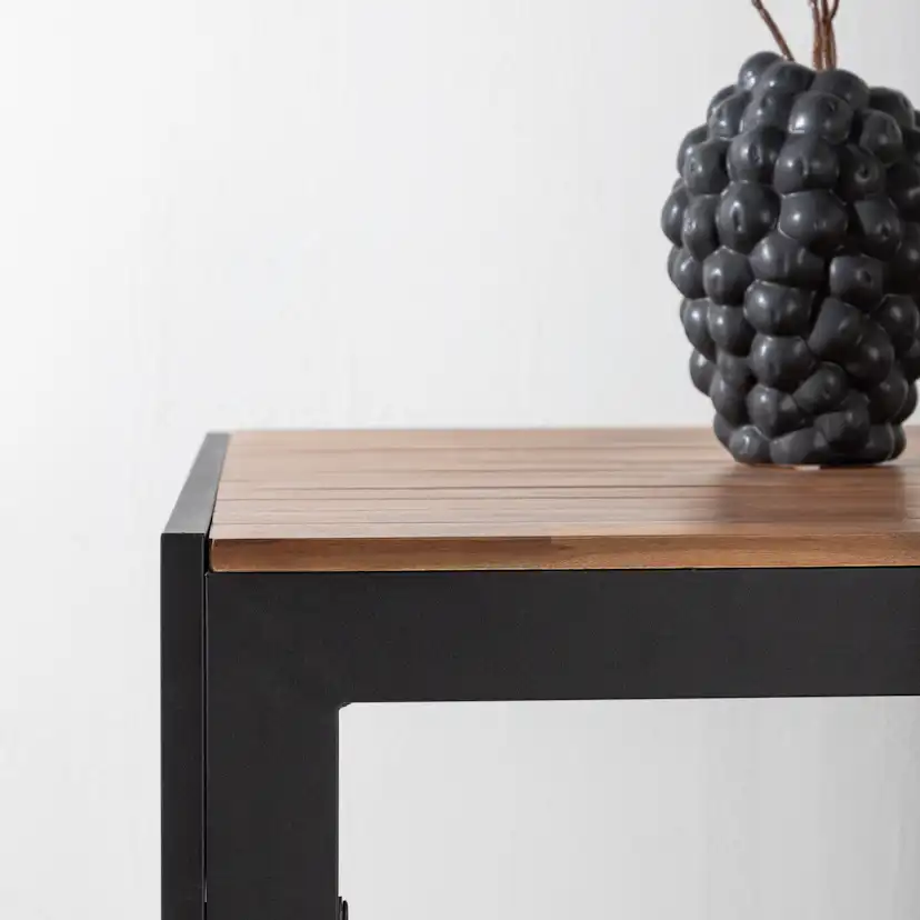 Bois Dining table 200*100cm - Black Legs / Acacia Akacia/Svart