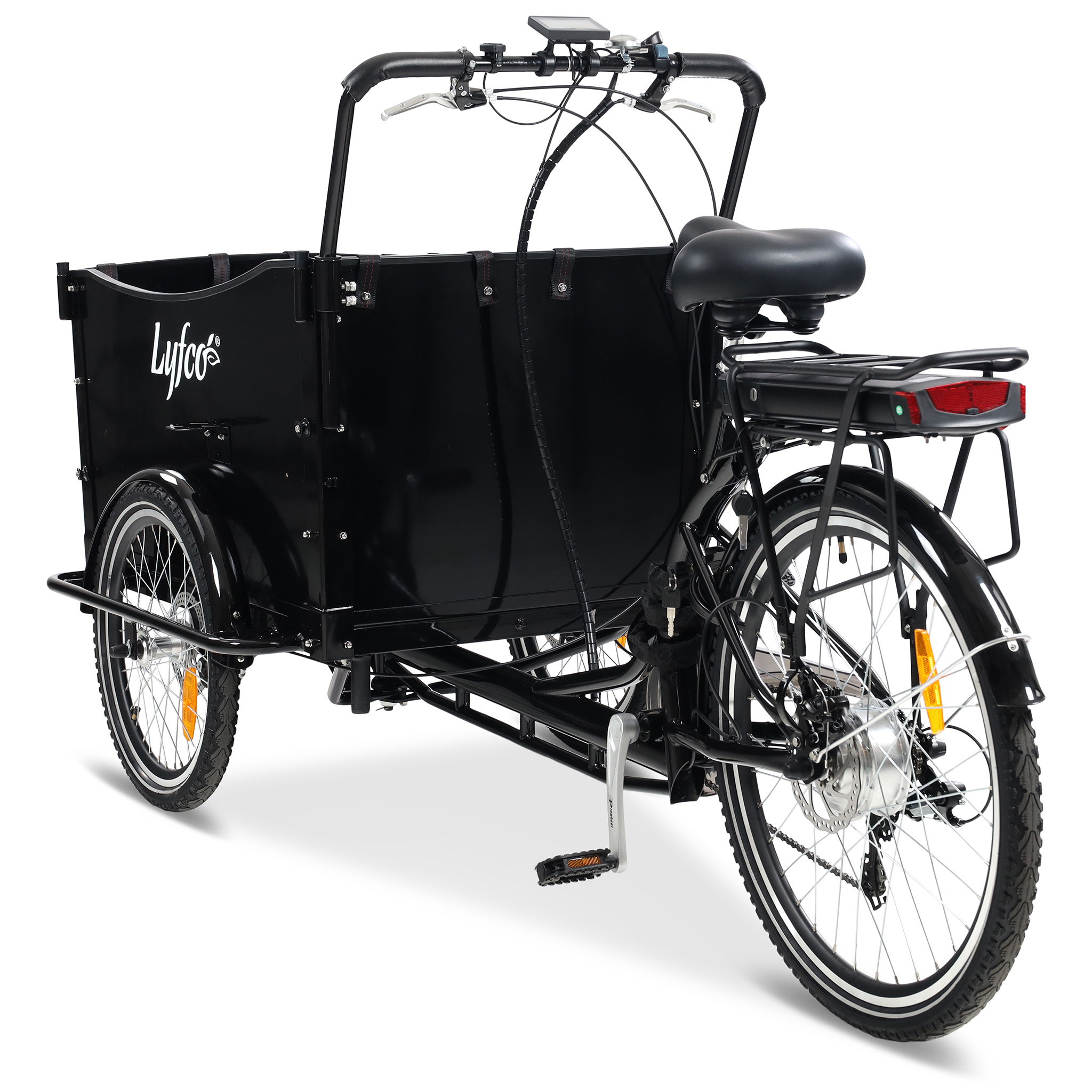 Elcykel Lyfco Cargobike - 16 Ah
