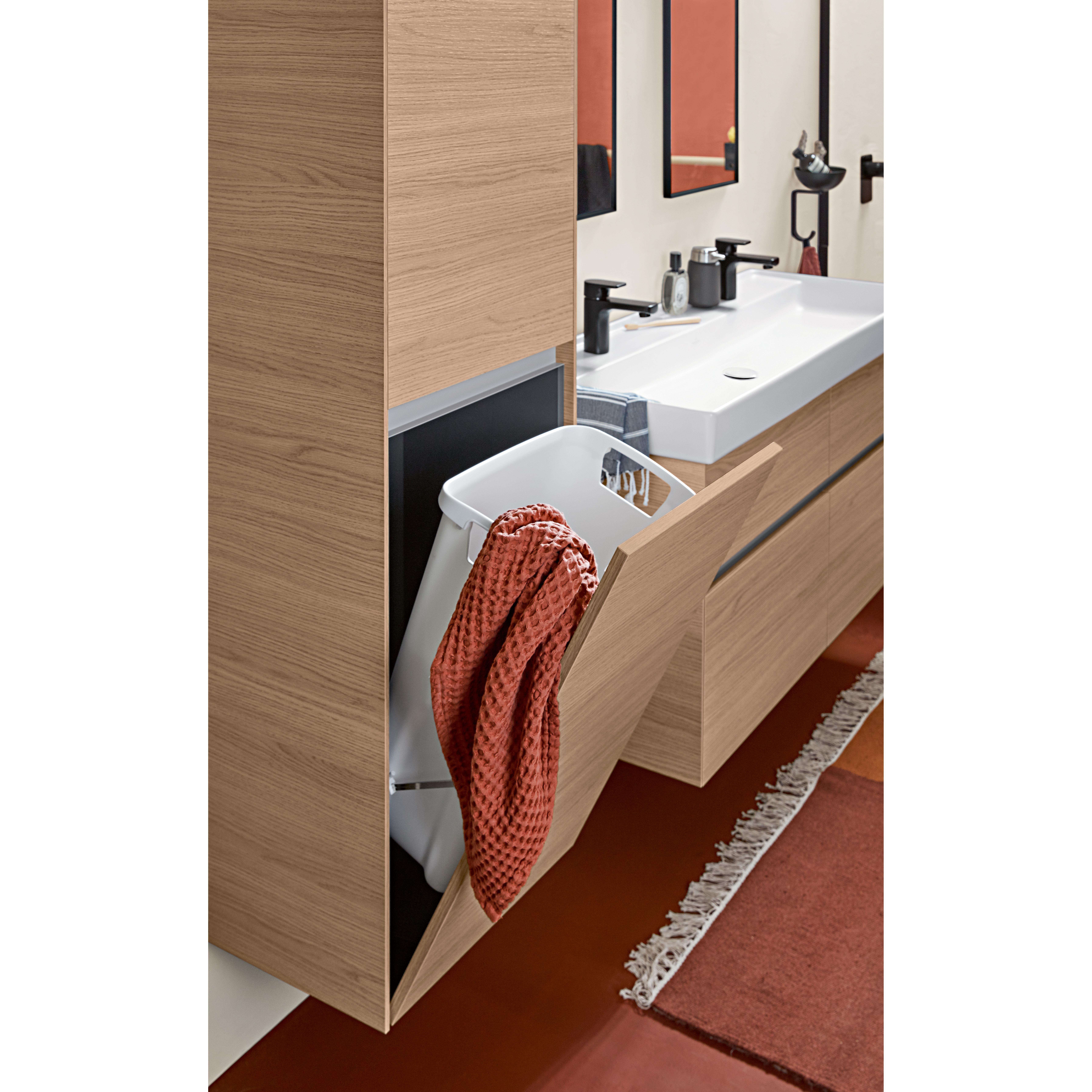 Högskåp Villeroy & Boch Collaro med Två Dörrar