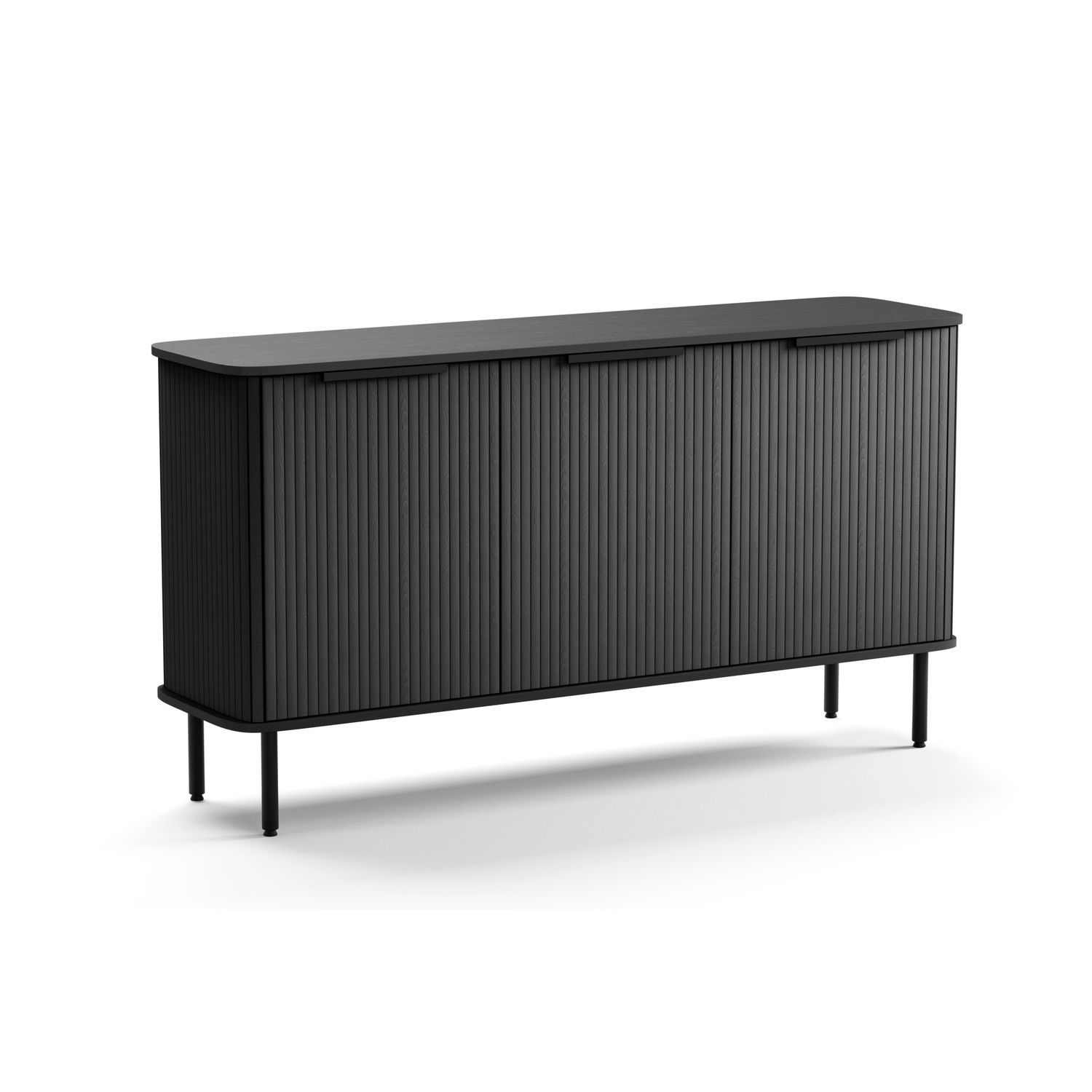 Sideboard Bark Kopparbo Ribbad med Förvaring 160cm