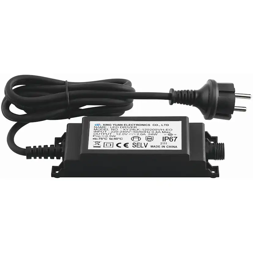 Driver Malmbergs Home 12Vdc 24W 1,8 m