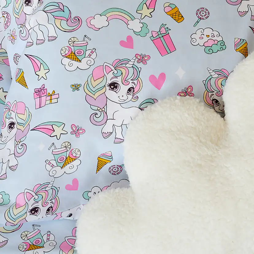 Påslakanset Borganäs of Sweden Enhörning Enkelsäng