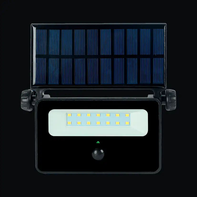 Strålkastare Designlight Solcell IP65, 16W, PIR