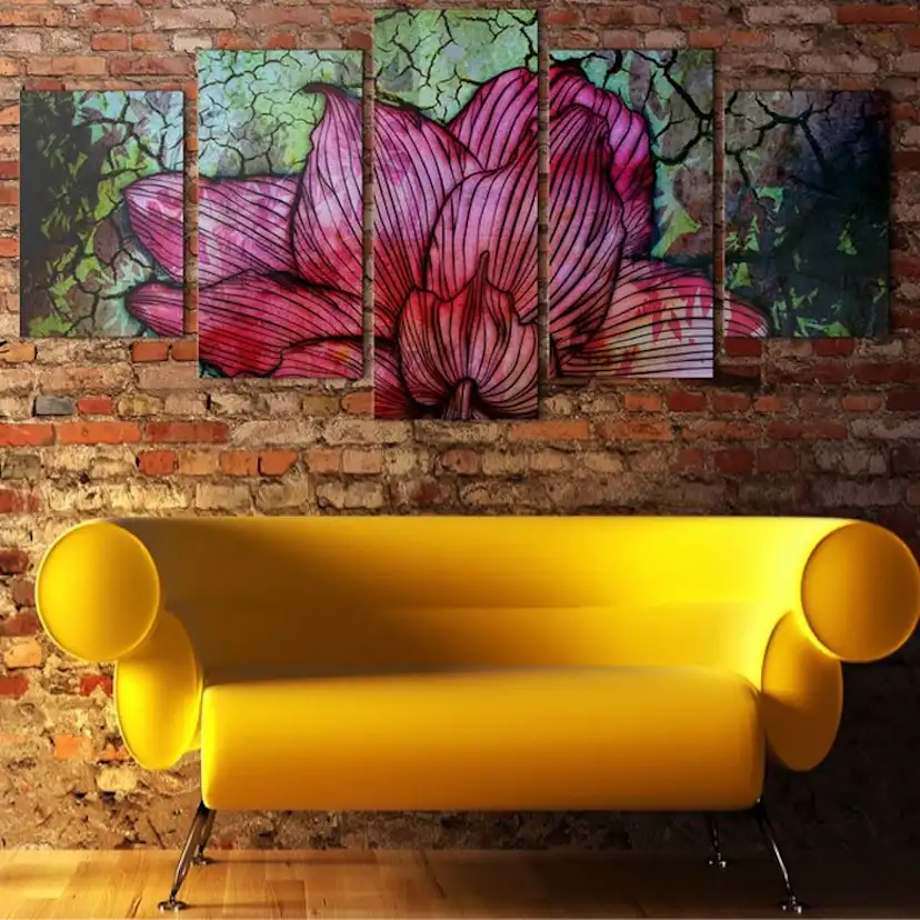 Tavla Arkiio Flowery Stained Glass