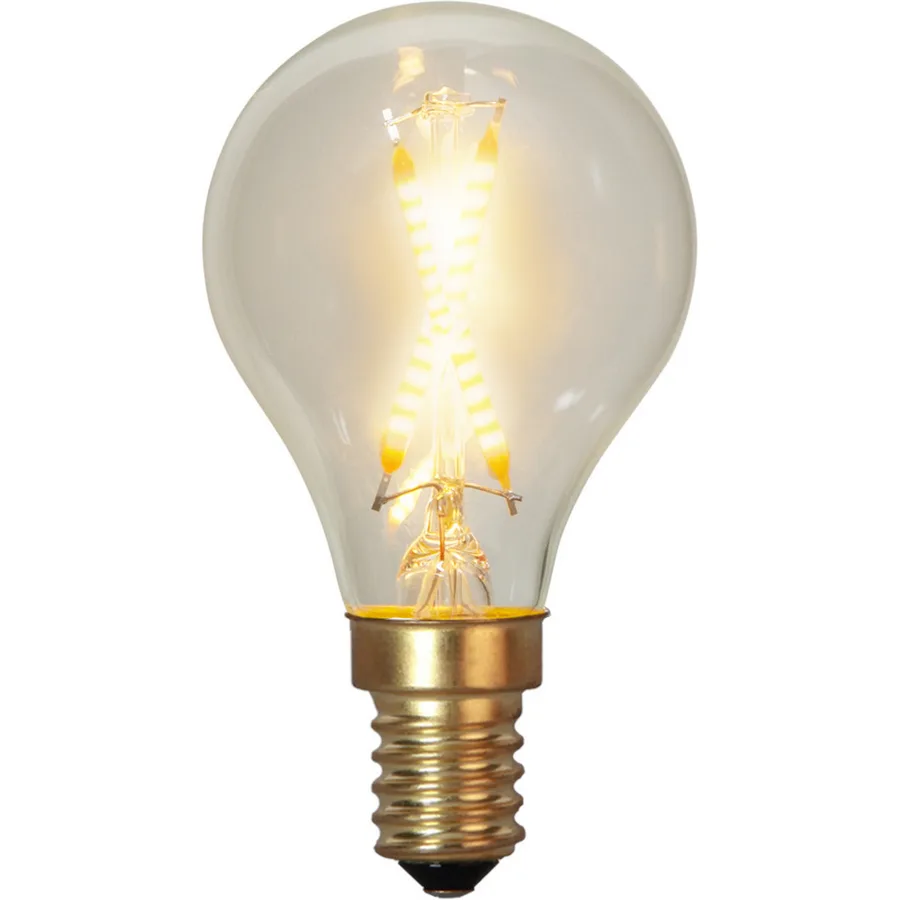 LED-lampa Star Trading Filament E14 P45 Soft Glow 0,5W