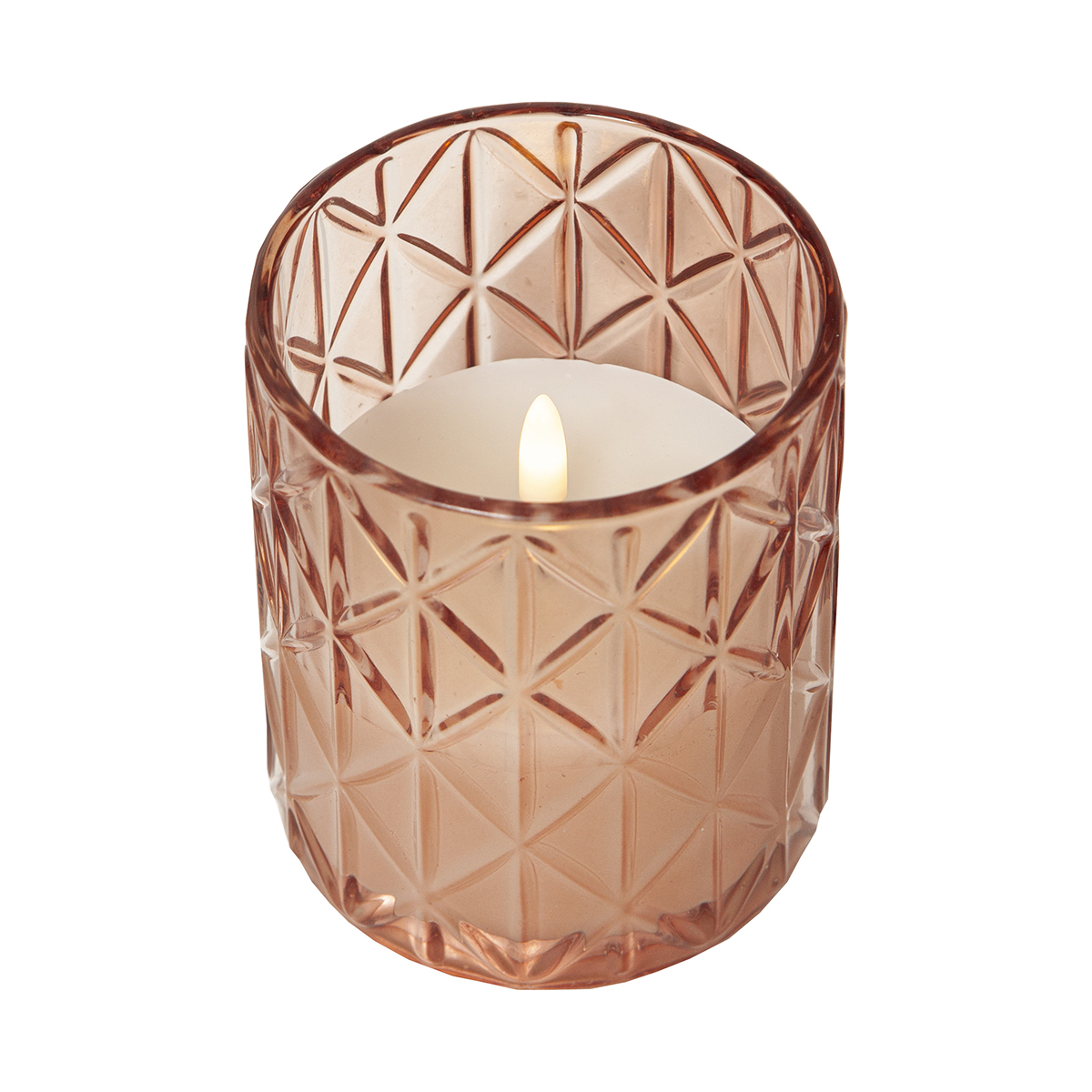 LED-Ljus Star Trading Flamme Romb 12,5 cm