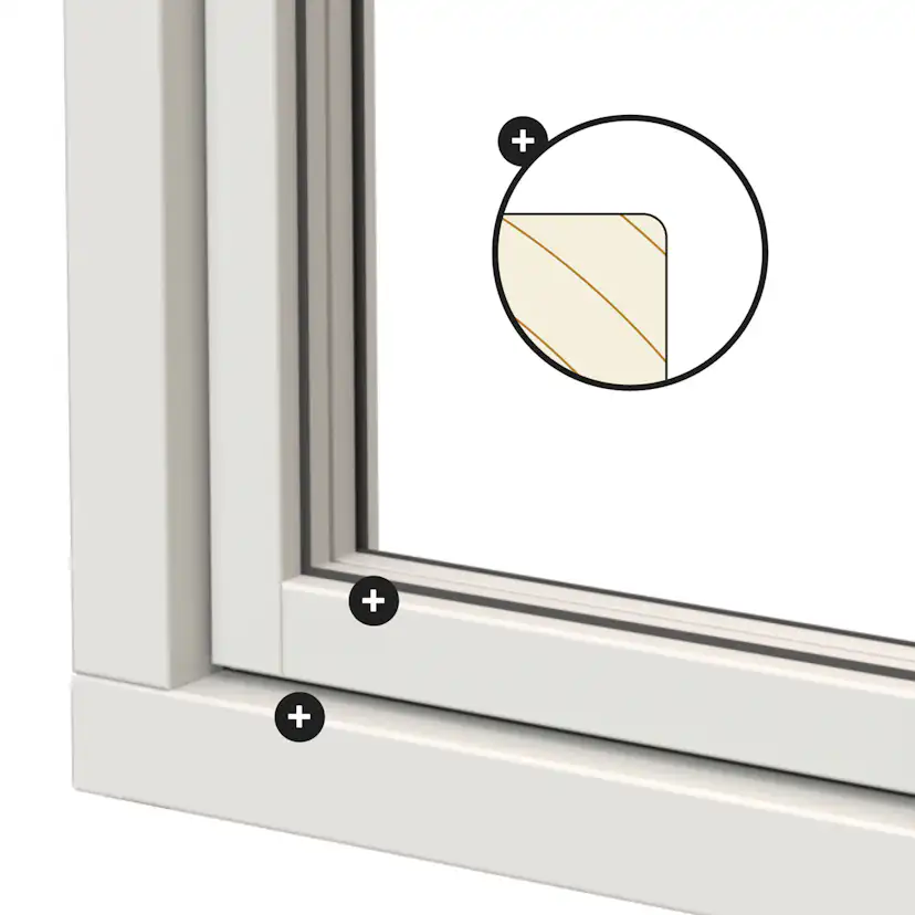 Fast Fönster NorDan NTech Aluminium