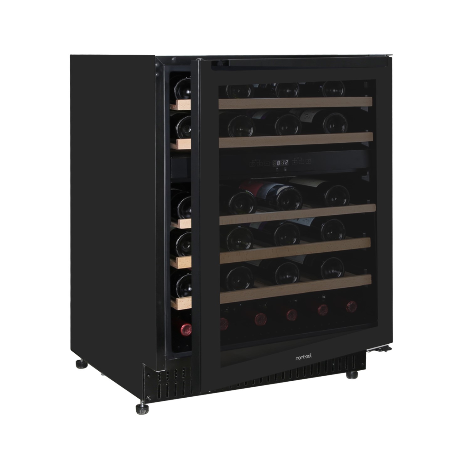 Vinkyl Norcool Cave 60 BU DZ Inbyggbar 2 Zoner LED-Belysning