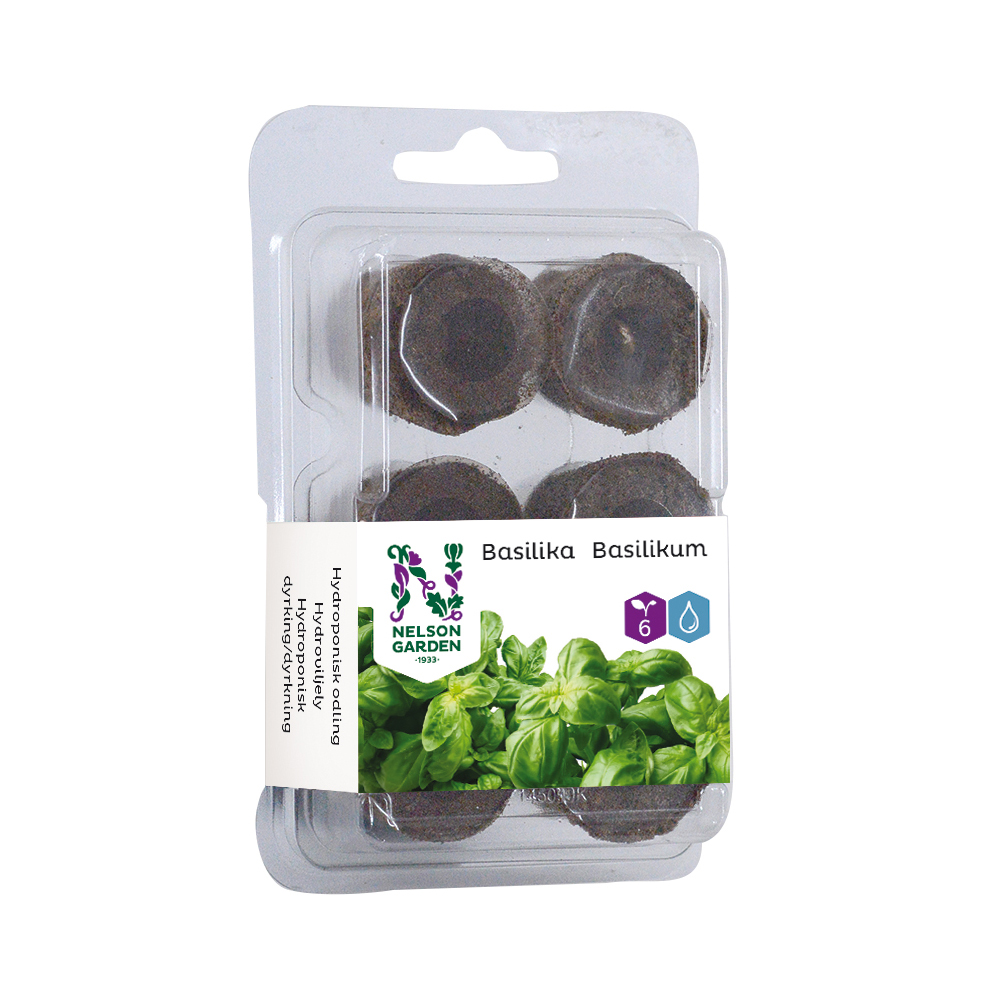 Hydroponisk Fröplugg Nelson Garden Basilika