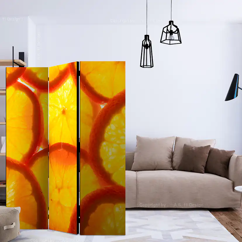 Rumsavdelare Arkiio Orange Slices 135x172 cm