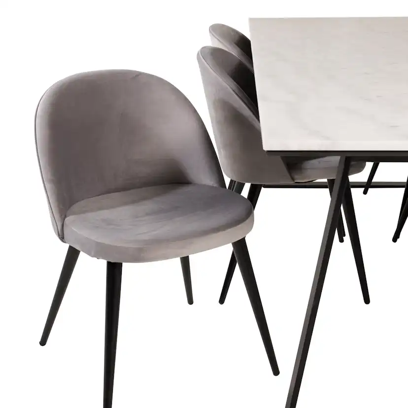 Matgrupp Venture Home Estelle 200 med 6 Valentina Stolar