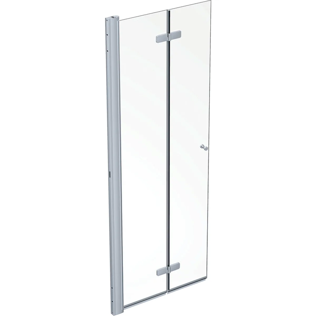 Contura Shower Showerama 10-11 vikdörr: L=70cm, Silverfärger / Glas tra BxH:700x2000, Vänster