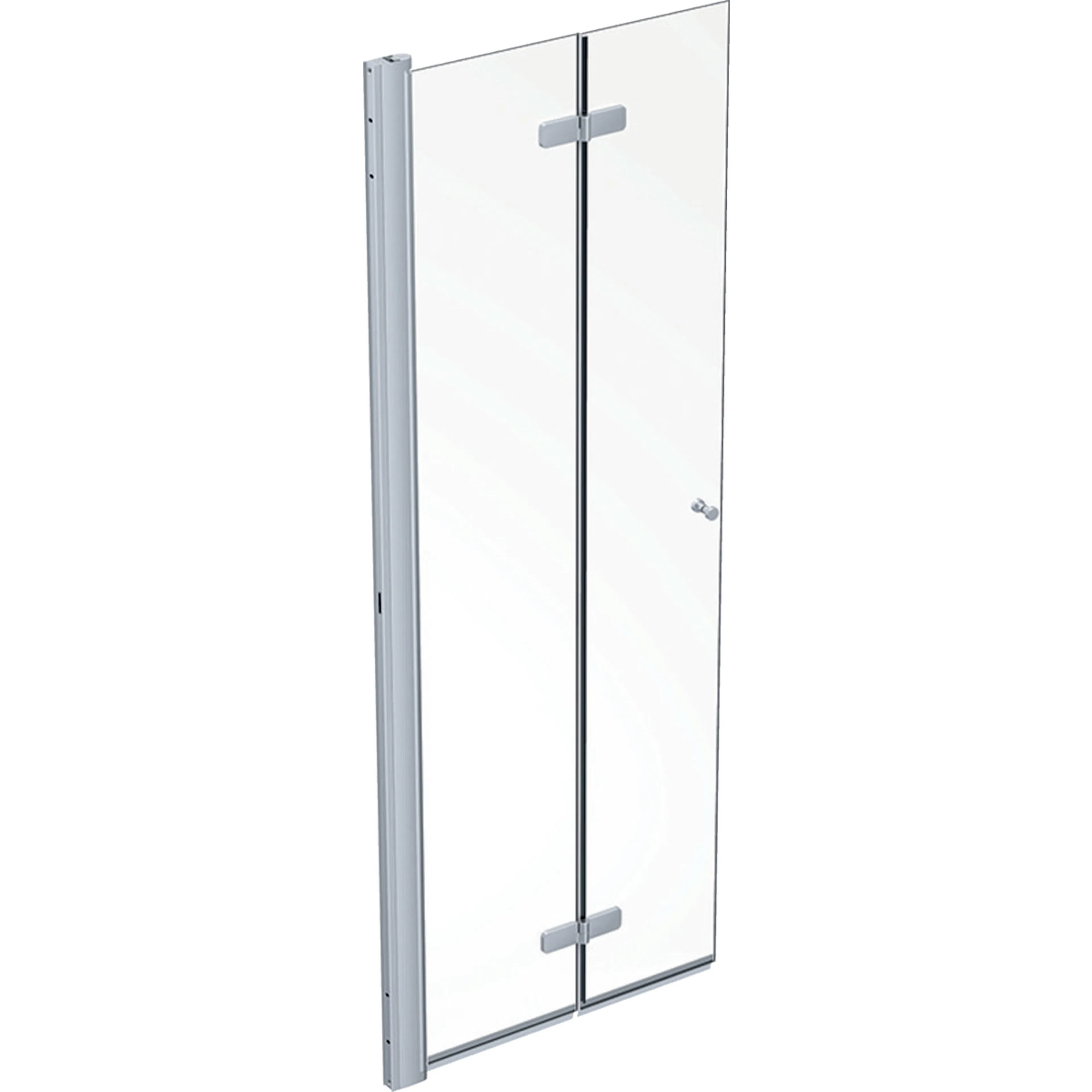 Contura Shower Showerama 10-11 vikdörr: L=70cm, Silverfärger / Glas tra BxH:700x2000, Vänster