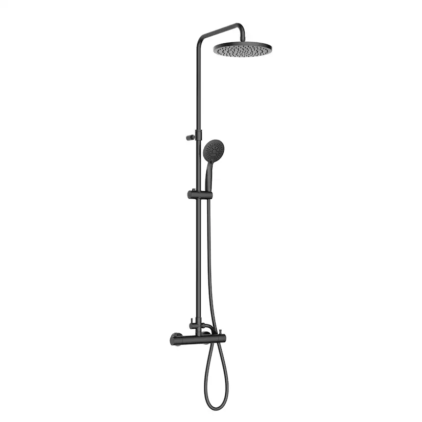 Tackduschset Habo Magnolia 150 CC Svart