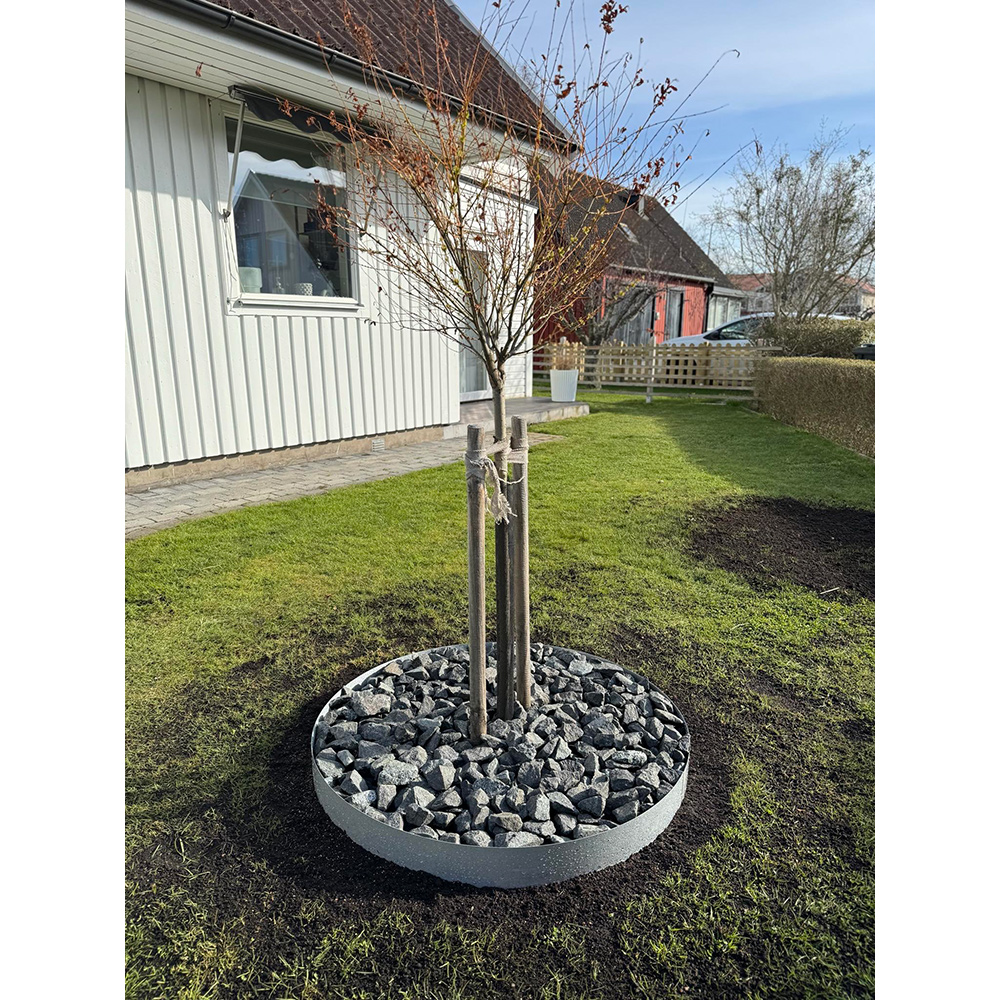 Rabattkant Skotte Garden Svart Trädring i Stål, Gräskant & Odlingskant, ⌀65 cm
