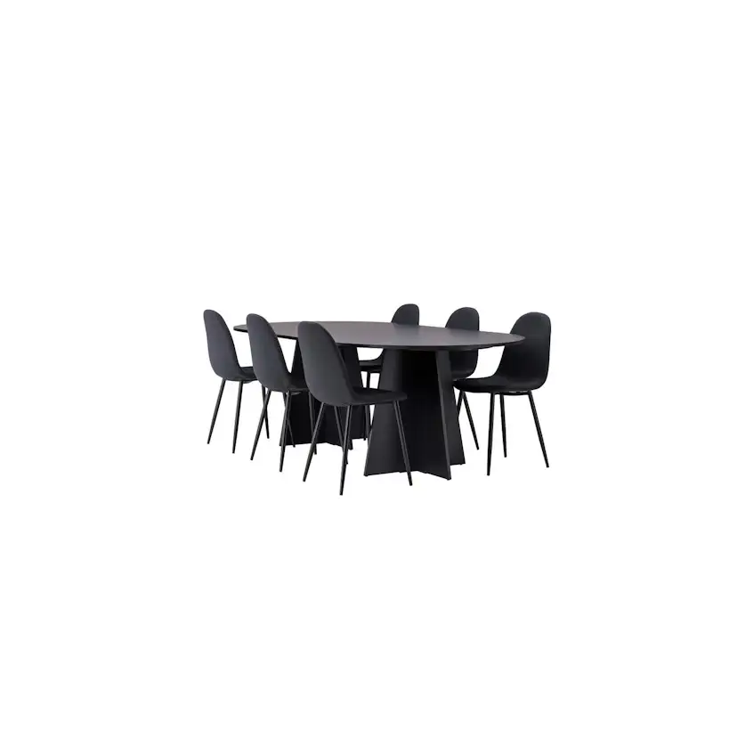 Matgrupp Venture Home Bootcut Oval med 6 Polar Stolar