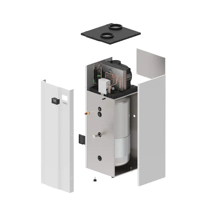 Värmepumpsberedare Indol EcoHeat PRO EH200FV3 Wifi-Ansluten 200L