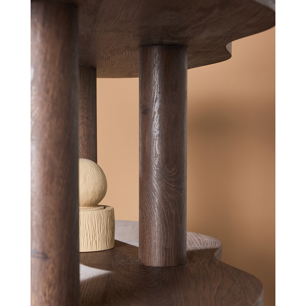 Hylla Vind Moln med 3 Hyllplan