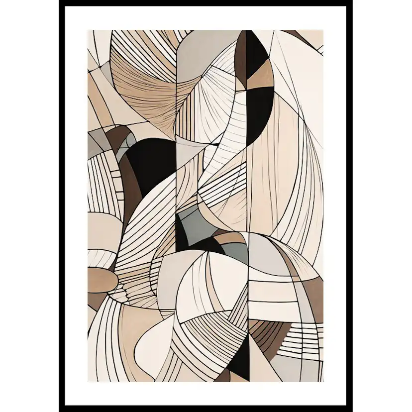 Poster Gallerix Abstract Botanical Pattern
