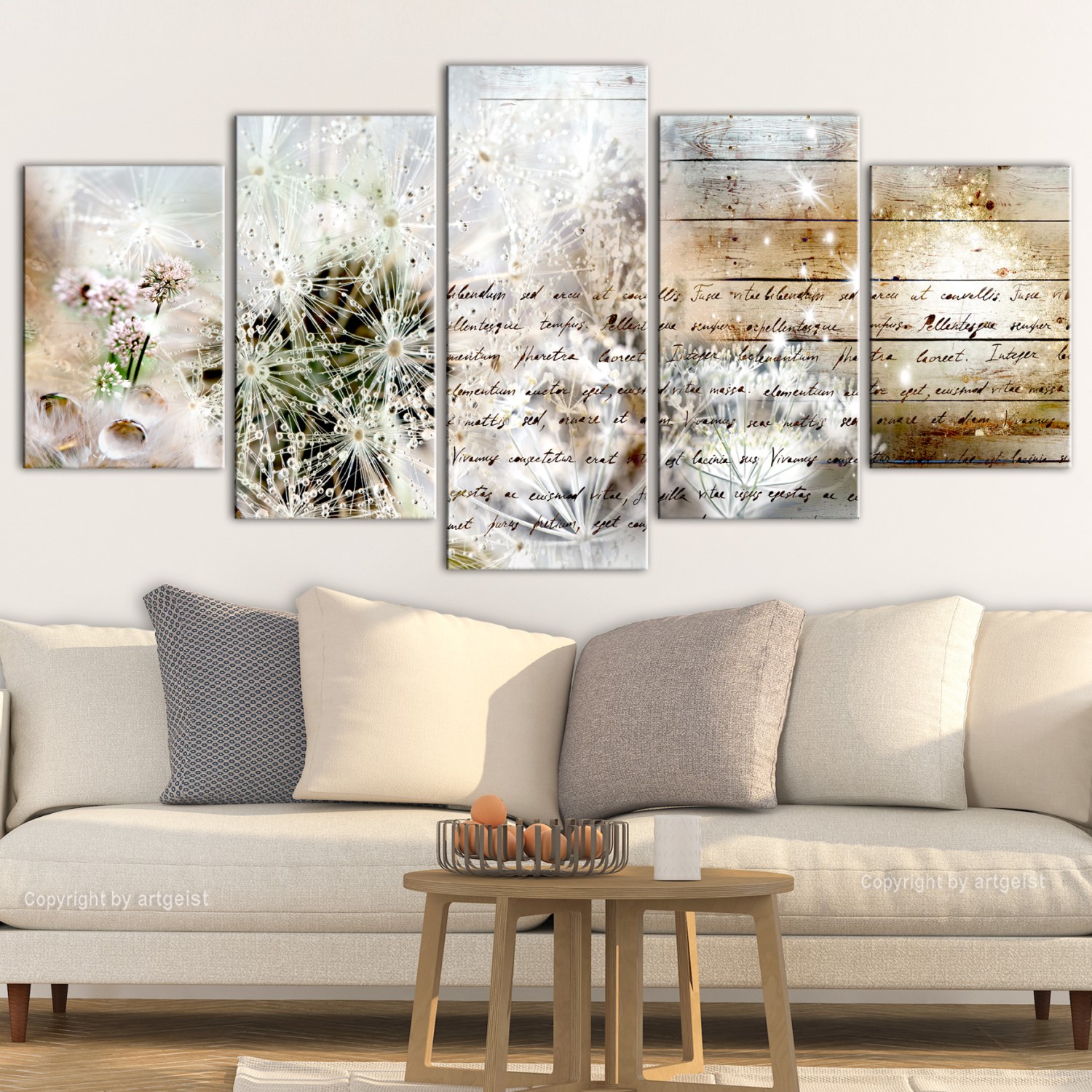 Tavla Arkiio Starry Dandelions II