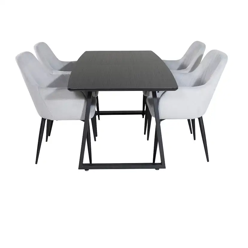 Matgrupp Venture Home Ina med 4 Corina Stolar Manchester