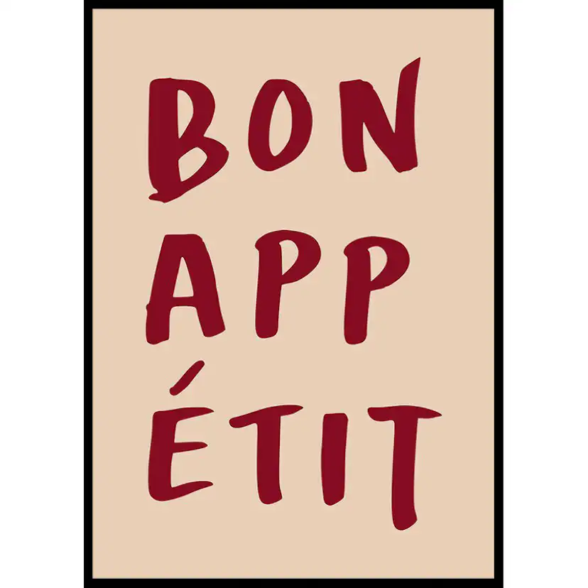 Poster Gallerix Bon Appétit No2