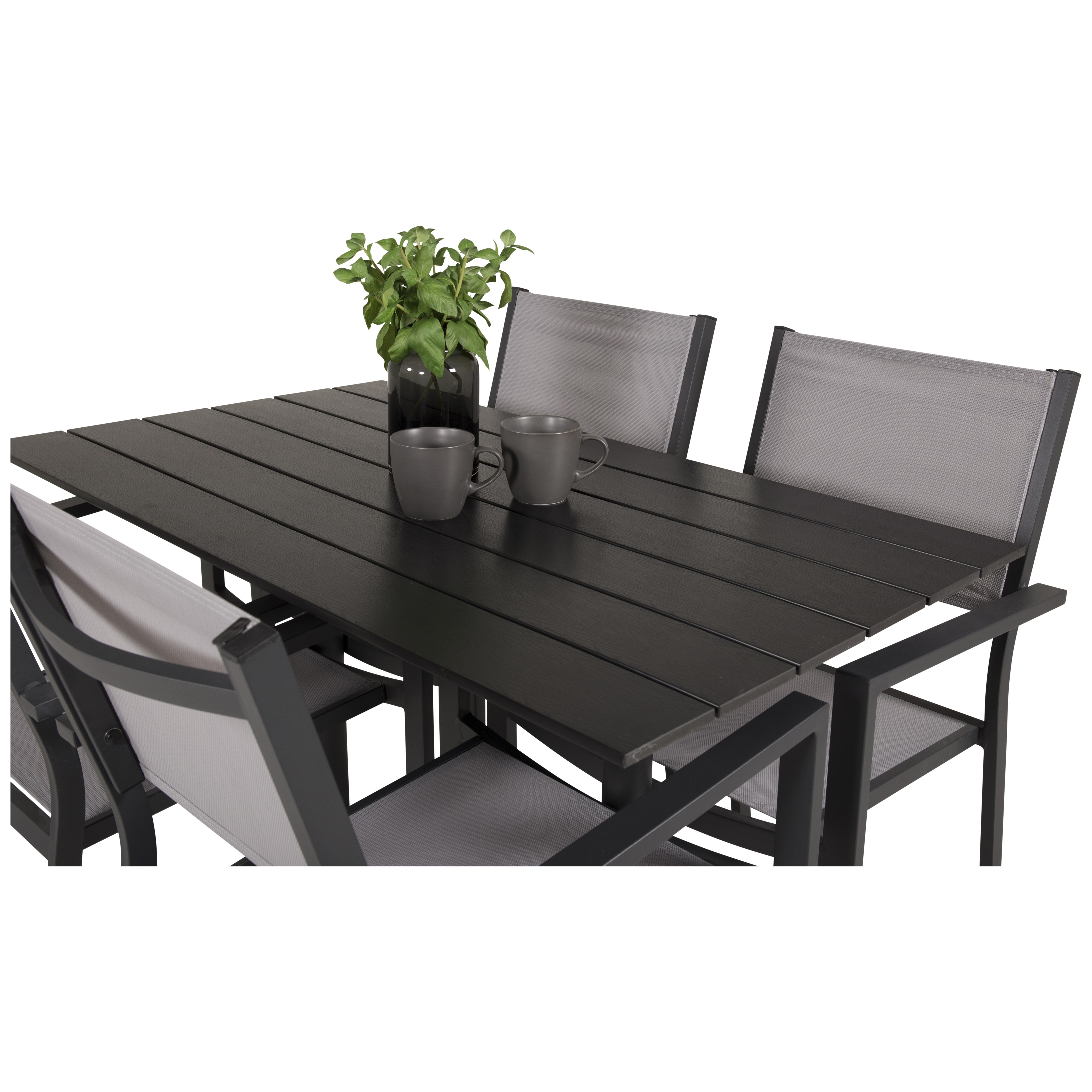 Cafégrupp Venture Home Dolly med 4 Copacabana Matstolar