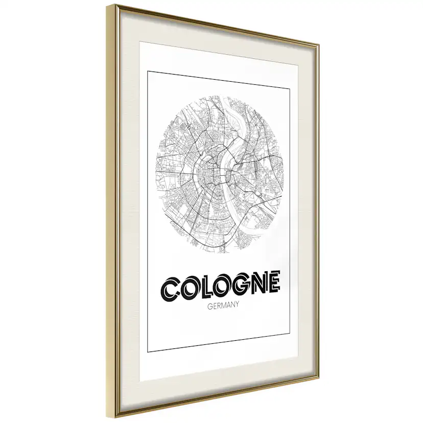 Poster Artgeist Affisch Retro Cologne