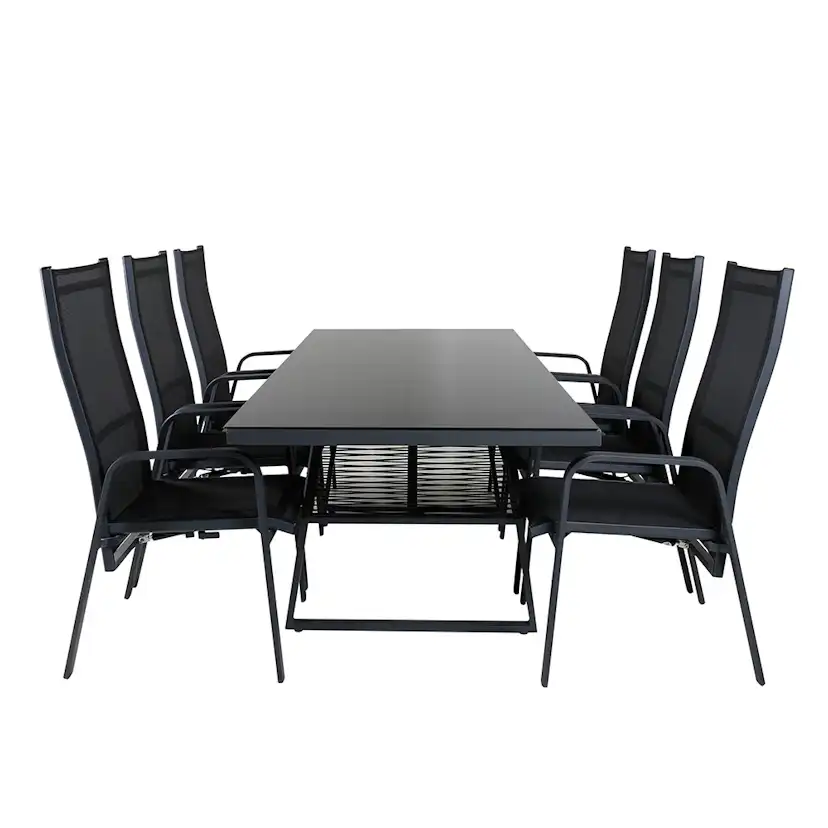 Spisegruppe Venture Home Douglas med 6 Copacabana Spisestoler