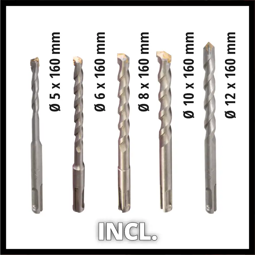 Borrhammare Einhell TE-HD 18 Kit (1x2.5 Ah)