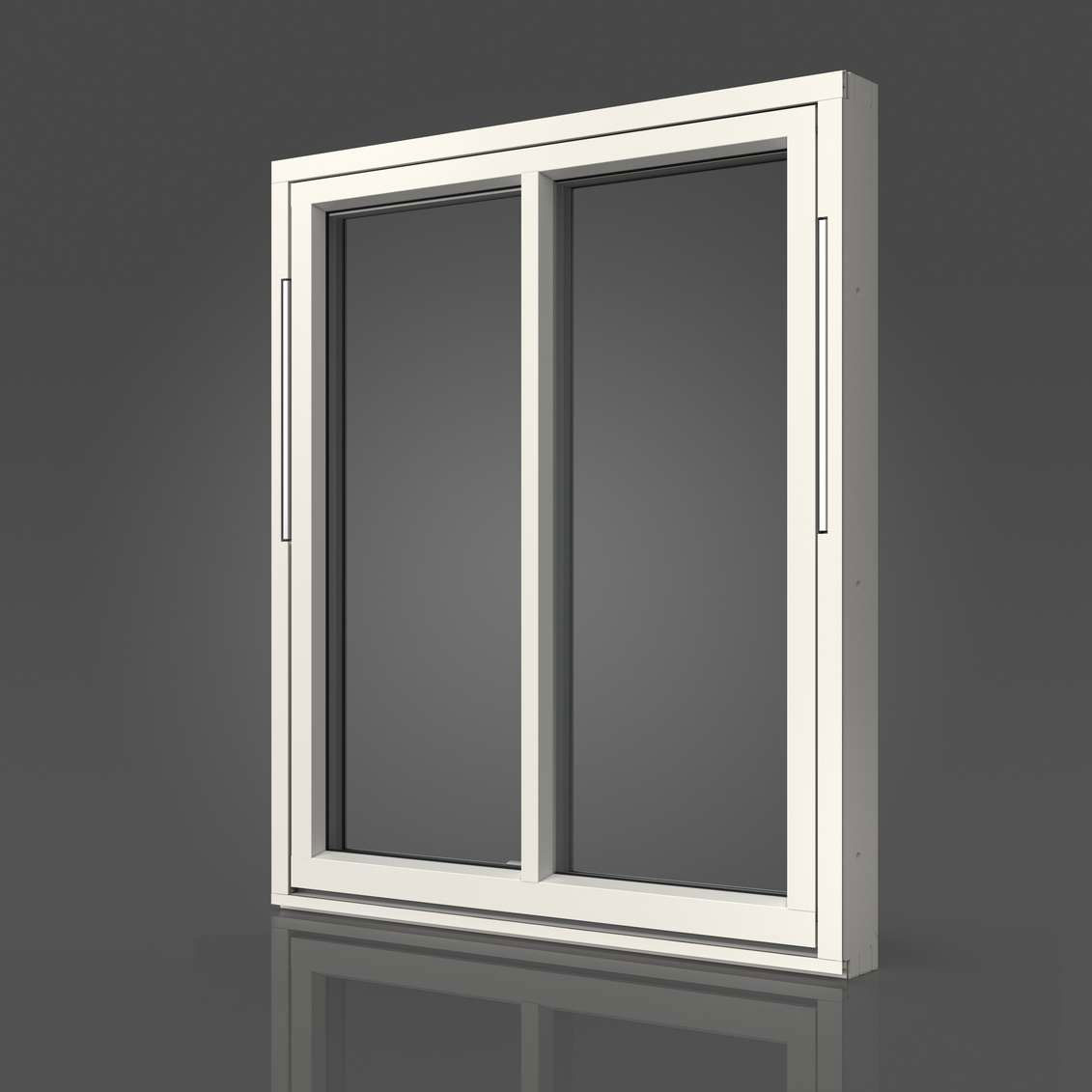 Vridfönster Elitfönster Original Alu 100 3-Glas Bågpost Lagerfört